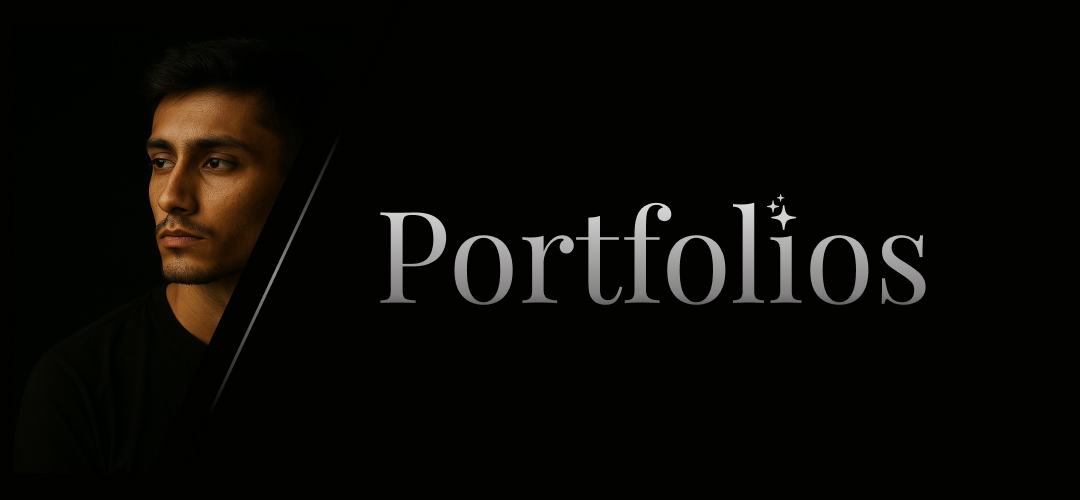 Digital portfolio displaying various projects and skills